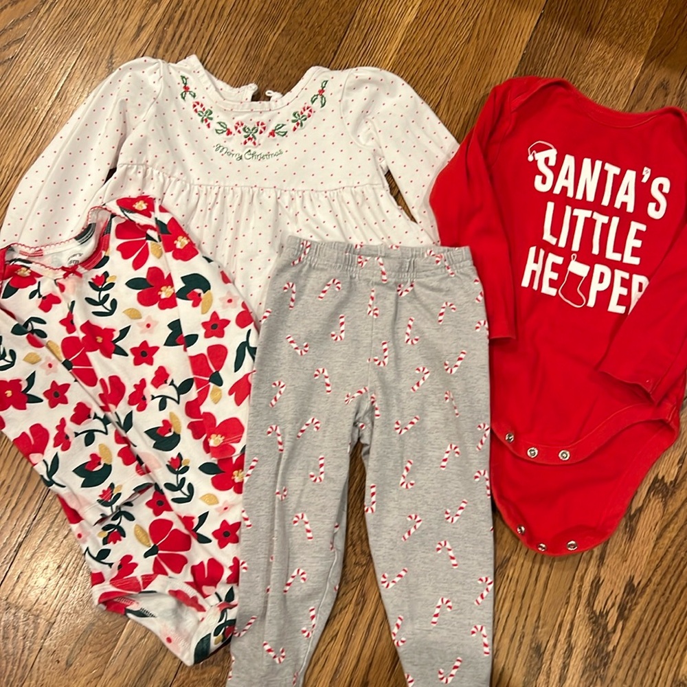 Baby girls Misc Christmas lot, size 18-24 months